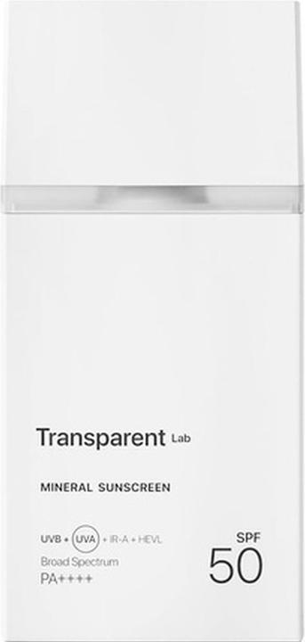 Transparent Lab Mineral Sunscreen - Sun Protection with Physical Filters (Sonnencreme)