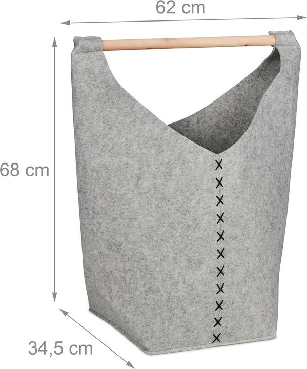 Actual product image Relaxdays Laundry bin (50 l)