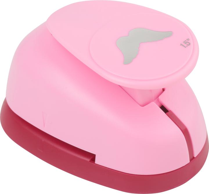 Actual product image Efco Angel wings" motif hole punch, 3.5 cm