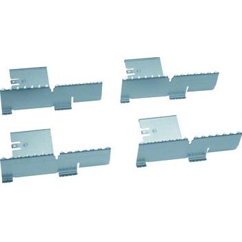 Hager, Kabelschutz + Kabelführung, TEH DABA500809VERZ Kupplung Set fÃ¼r DABA50080 St-bl verz (Kabeldurchlass, 130 mm)