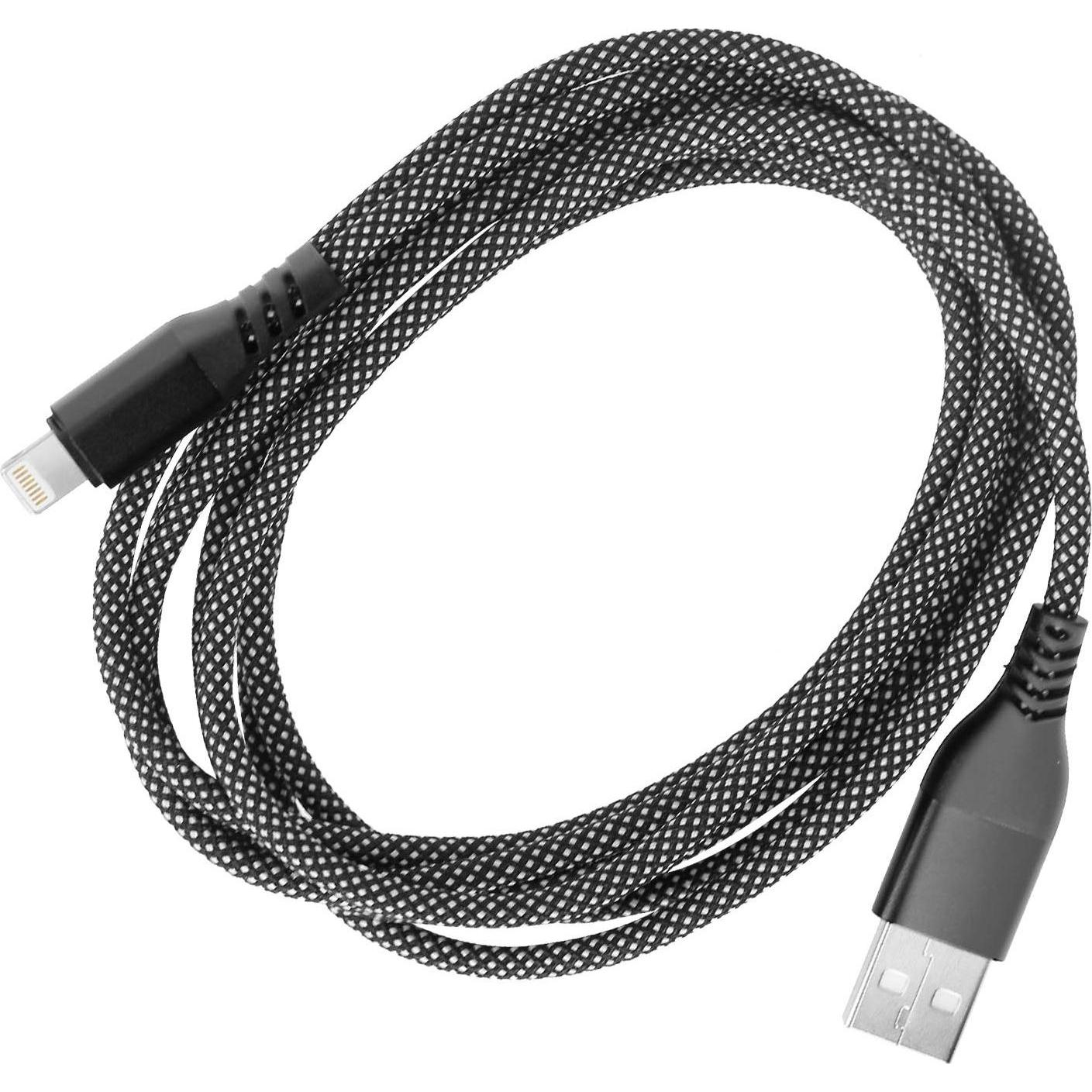 Thumbnail - Moxie USB / Lightning Nylonkabel 2m (2 m, USB 3.2 Gen 1), USB Kabel