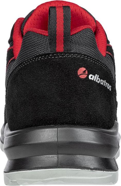 Actual product image ISM Professional shoe CLIFTON ST LOW size 41 black/red hydrophobised leather (O2, 41)