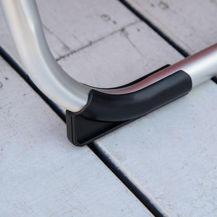 Produktbild Swisshandel24 Sonnenliege Gartenliege Alu Stoffliege Relaxliege 5-fach verstellbar faltbar ergonomisch Netzstoff R (165 cm)