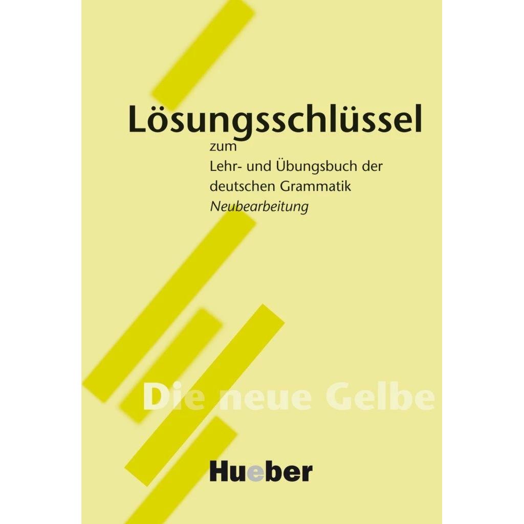 Lehr- und Übungsbuch der deutschen Grammatik. Lösungsschlüss, Schulbücher von Richard Schmitt