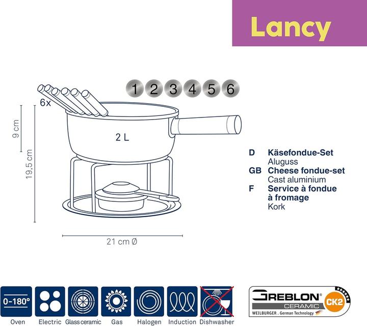 Produktbild Kela Lancy (Käsefondue)