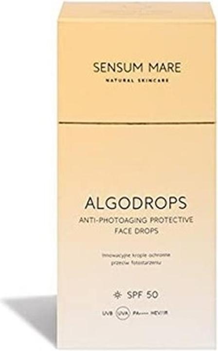 Produktbild Sensum Mare ALGODROPS Innovative Schutztropfen gegen Lichtalterung SPF 50 UVB UVA PA++++ HEV/IR (Sonnencreme Gesicht, SPF 50)
