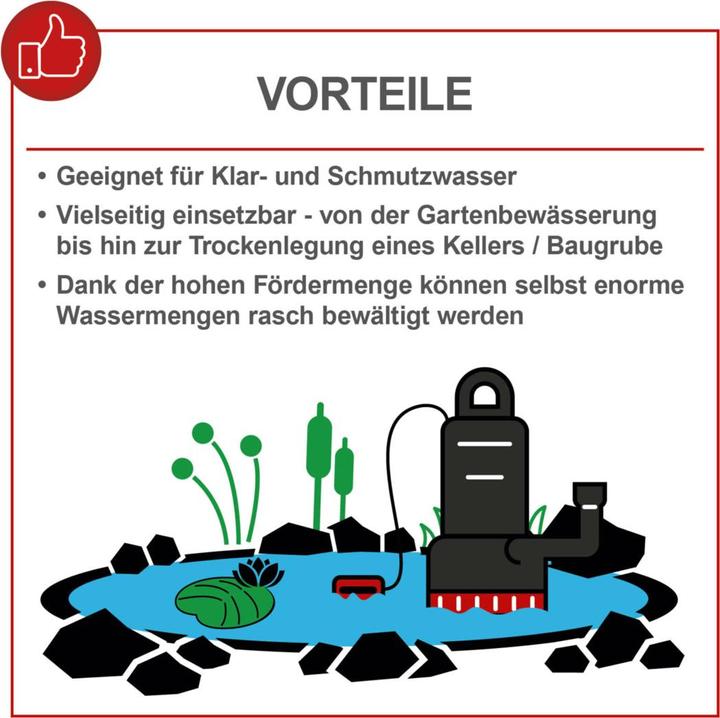 Produktbild Scheppach DWP750 (Schmutzwasserpumpe)
