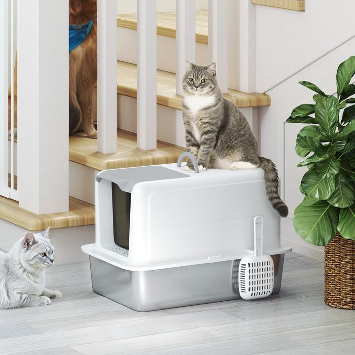 Image du produit PawHut Katzentoilette (Bac à litière fermé)