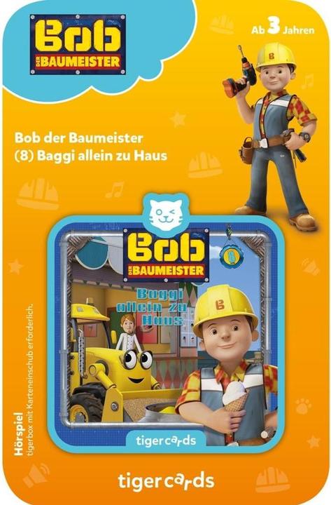 Tigermedia Tigercard Bob der Baumeister Baggi allein zu Haus (Deutsch)