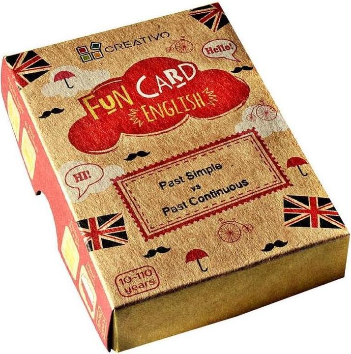 Creative Lustige Karte Englisch Past Simple vs Past Continuous (Inglese)