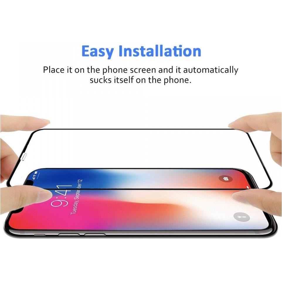 Thumbnail - Screenguard Apple iPhone X Full Screen Panzerglas Schutzfolie 2.5D 9H (1 Stück, Apple iPhone X), Smartphone Schutzfolie,...