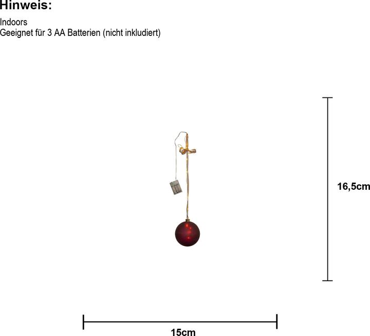 Produktbild Star Trading Glass Bauble Bliss