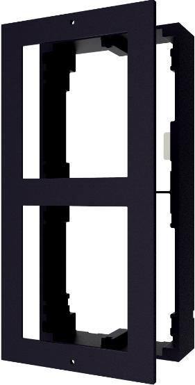 Immagine prodotto Hikvision DS-KD-ACF2/Black Cornice da incasso per posto esterno, 2 porte