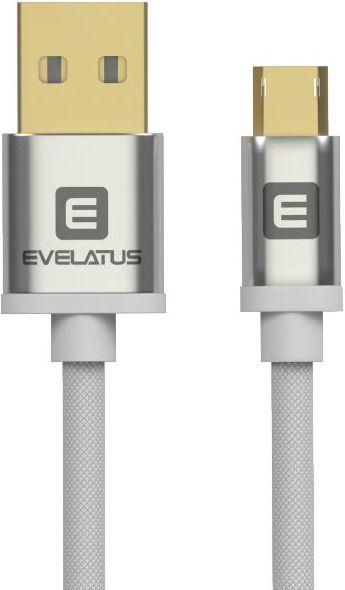 Produktbild Evelatus Data cable Micro USB EDC02 dual side gold plated connectors (1 m, USB 2.0)