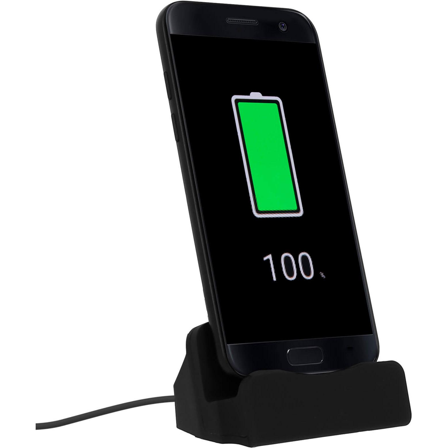 Avizar Ladestation mit USB-C Anschluss, USB Ladegerät, Schwarz