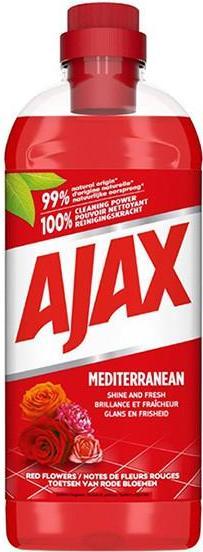 Ajax Mediterranean Red Flowers Universal Floor Cleaning Liquid 1l