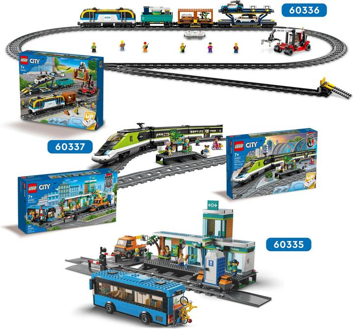 Actual product image LEGO Passenger express train (60337, LEGO City, LEGO Powered UP)