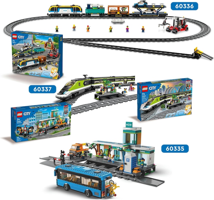Actual product image LEGO Passenger express train (60337, LEGO City, LEGO Powered UP)
