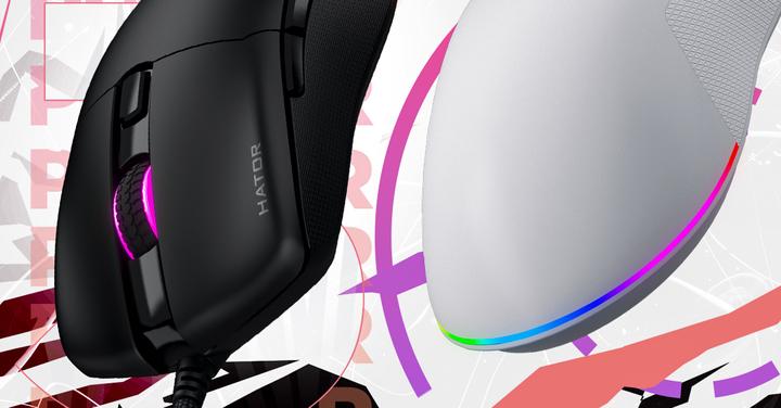 Actual product image Hator Pulsar 3, black - Optical Yellow 100M Switches PixArt PMW 3311(HTM610) (Cable)