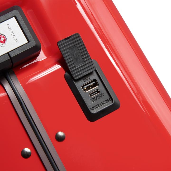 Actual product image Delsey Voyages 55 cm suitcase, red