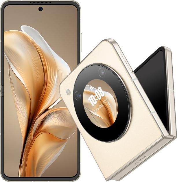 Actual product image Nubia Smartfon Bundle Flip (Black) + etui + słuchawki + cooler (256 GB, Black, Sunshine Gold, 6.90", 5G)