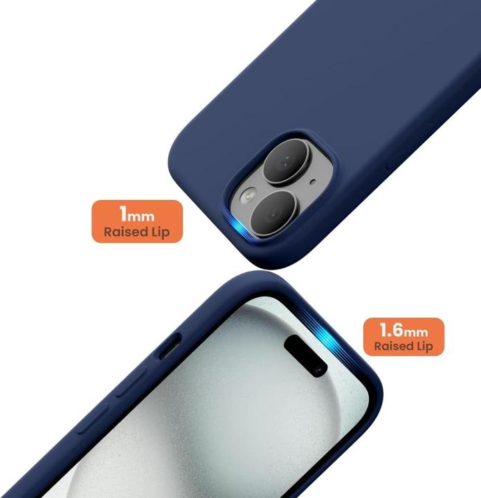Produktbild Screenguard Apple iPhone 15 Plus Liquid Silicone Case Hülle (Apple iPhone 15 Plus)