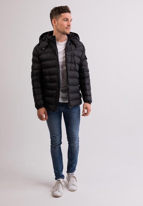 Actual product image Cash-Mere Daunenjacke mit Kapuze und Kaschmirfutter (XL)