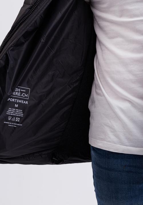 Actual product image Cash-Mere Daunenjacke mit Kapuze und Kaschmirfutter (XL)