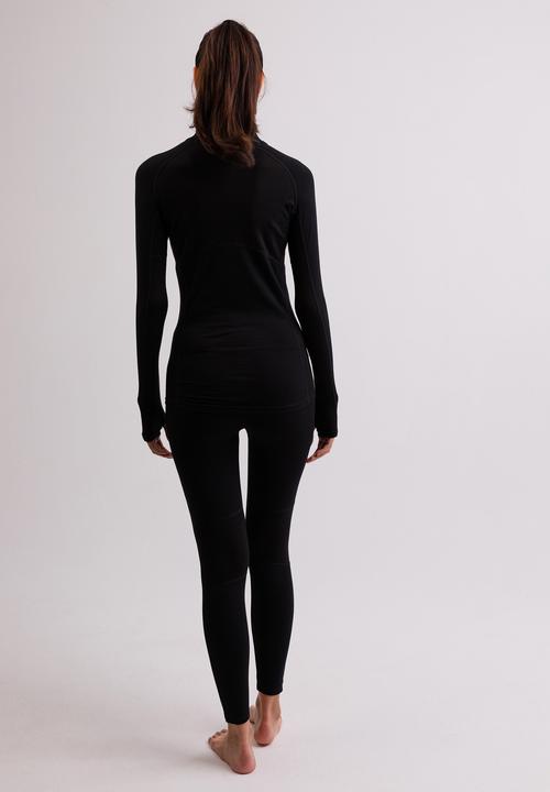 Produktbild Cash-Mere High Performance Kaschmir Sportwäsche Langarm-Shirt mit Stehkragen und Half-Zip (M)