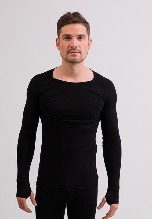 Cash-Mere High Performance Kaschmir Sportwäsche Langarm-Shirt