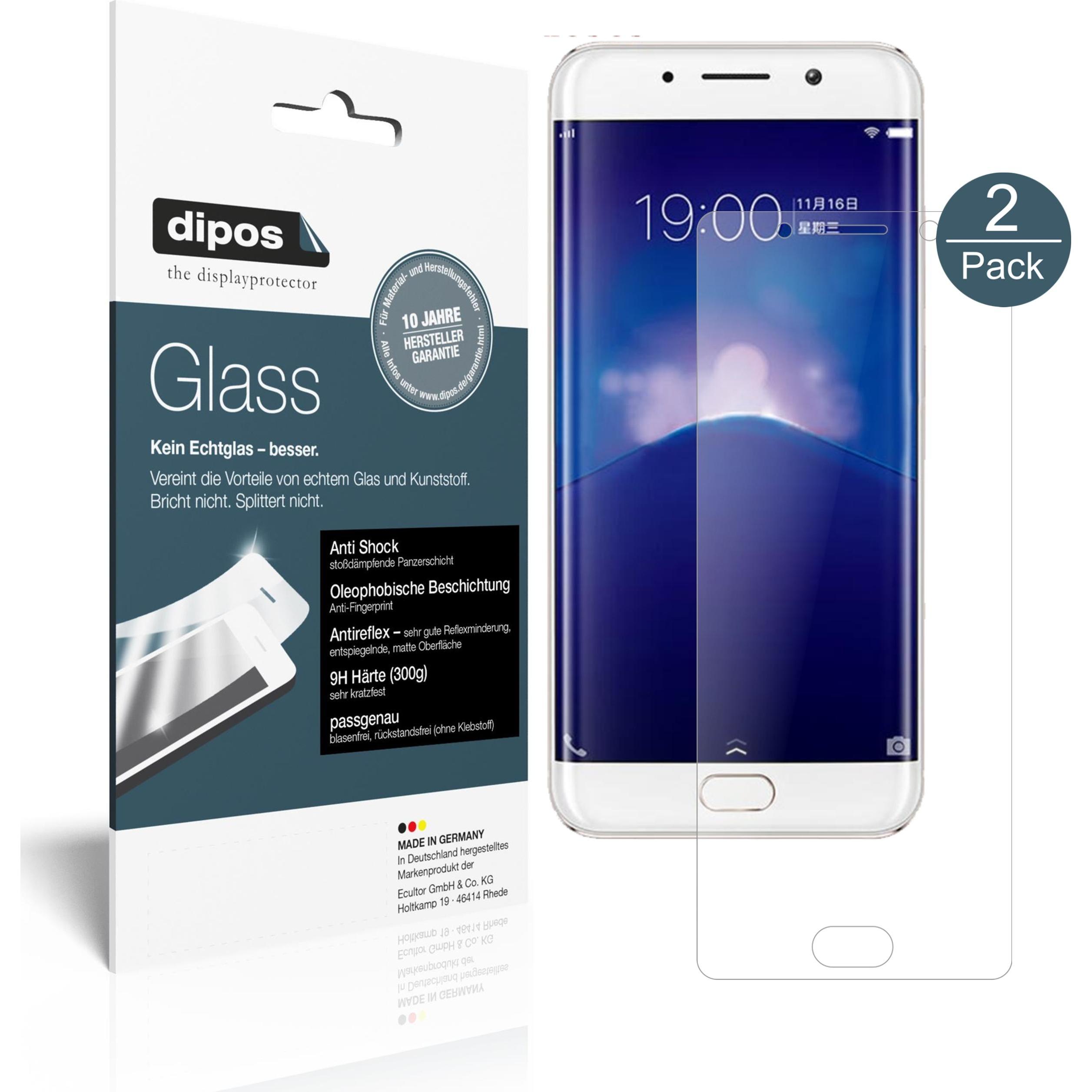 Dipos Displayschutz Anti-Shock (1 Stück, Vivo Xplay 6), Smartphone Schutzfolie, Transparent