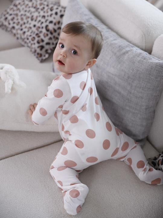 Actual product image Vertbaudet 3er-Pack Baby Strampler mit Reissverschluss BASICS (56)