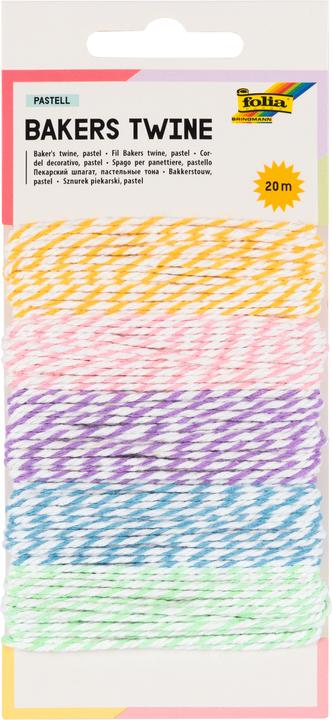 Produktbild Magni NEU Dekokordel pastell. 20 Meter. 5 Farben (5x)