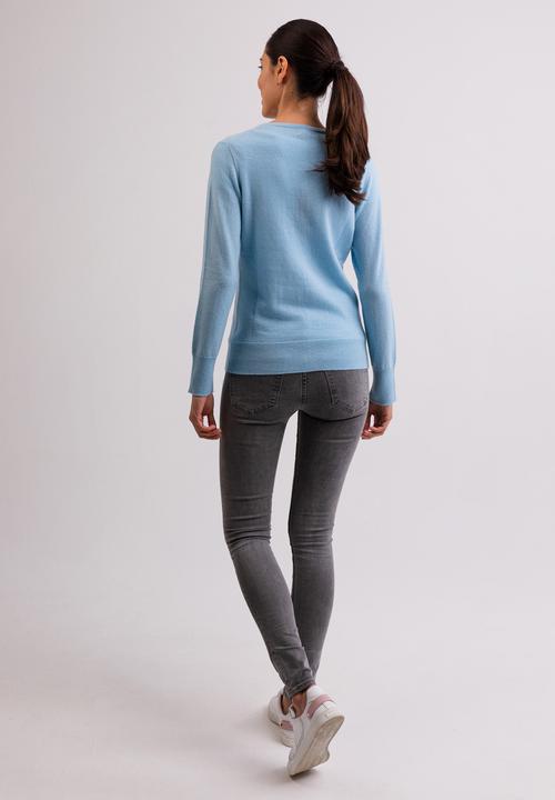 Actual product image Cash-Mere Cashmere Cardigan Round Neck (M)