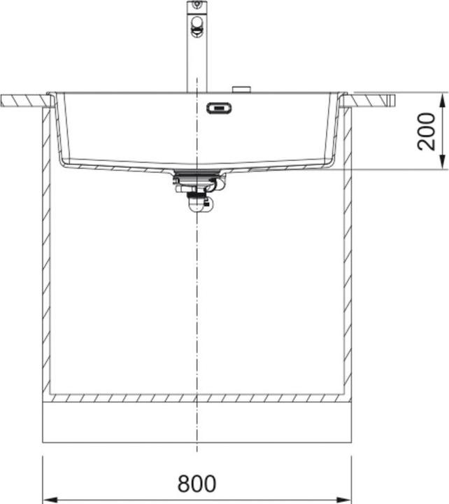 Actual product image Franke Spüle Maris MRG 610-73 A Cashm. (80 cm)