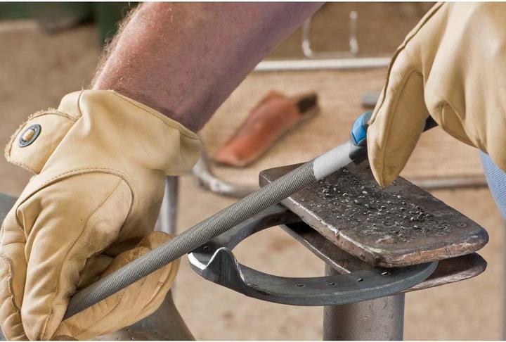 Produktbild Pferd Werkstattfeile DIN 7261 Länge 300 mm Querschnitt 30 x 8,5 mm Hieb 3 Halbrund (Hieb 3, 300 mm)