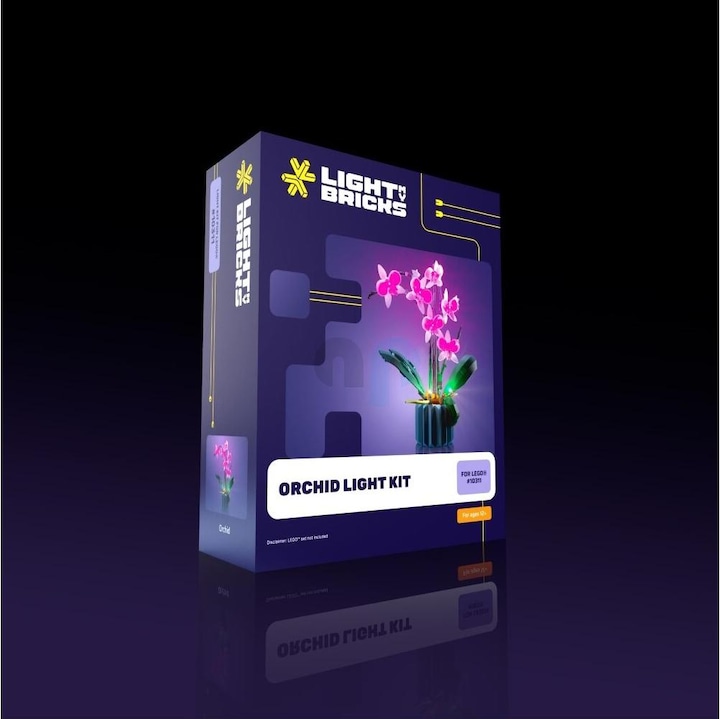 Actual product image Light my bricks LMB 2.0 LEGO Orchid 10311 Light Kit