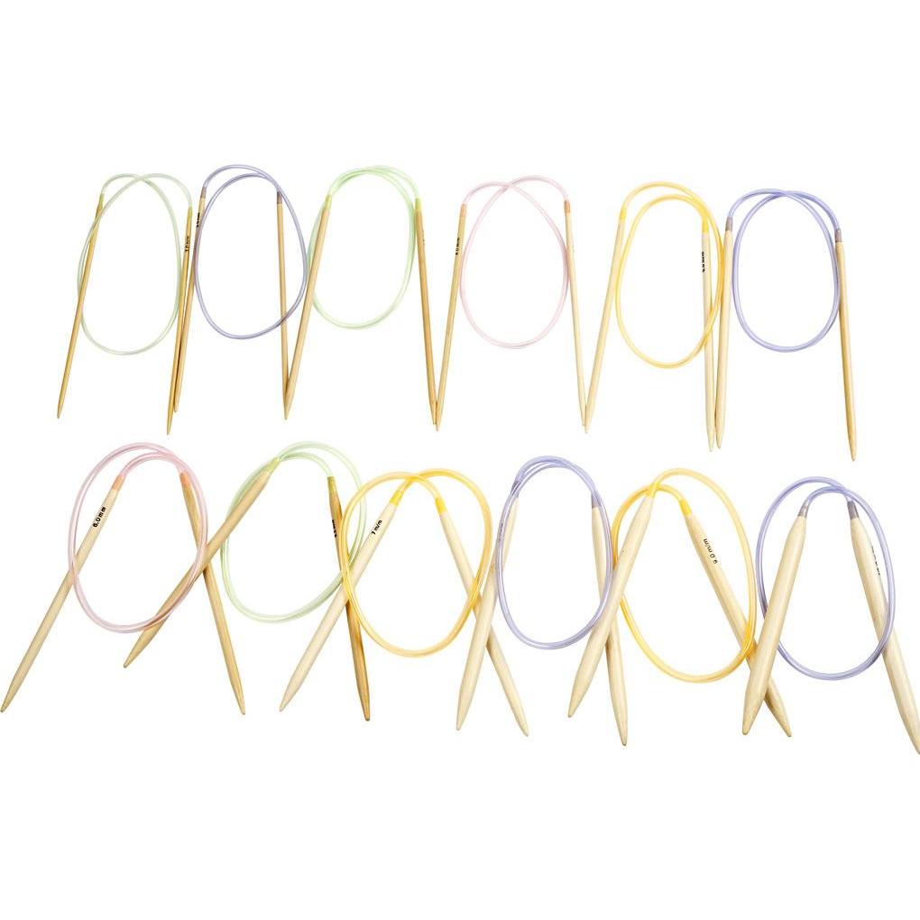 Creativ Company Circular Knitting Needle, Aghi + Ferri