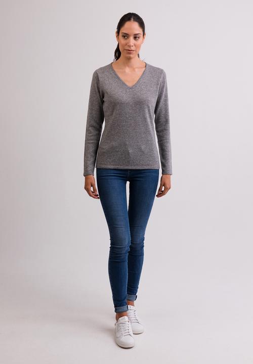 Produktbild Cash-Mere Kaschmir V-Ausschnitt Pullover (XL)