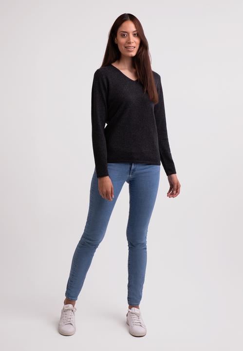 Actual product image Cash-Mere Kaschmir V-Ausschnitt Pullover (L)