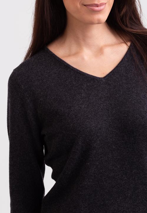 Actual product image Cash-Mere Kaschmir V-Ausschnitt Pullover (L)