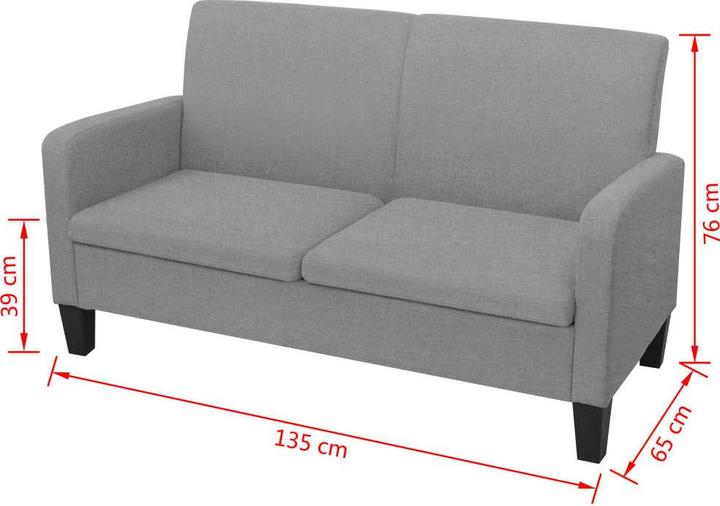 Produktbild vidaXL 3-Sitzer Sofa (3-Sitzer)