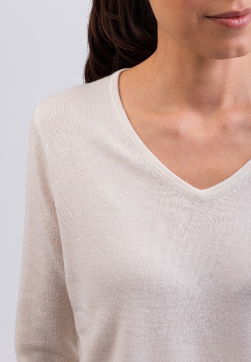 Produktbild Cash-Mere Kaschmir V-Ausschnitt Pullover (L)