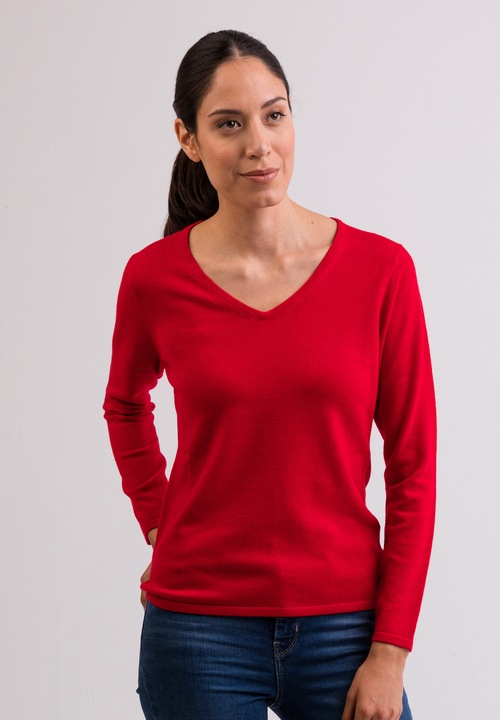 Produktbild Cash-Mere Kaschmir V-Ausschnitt Pullover (M)