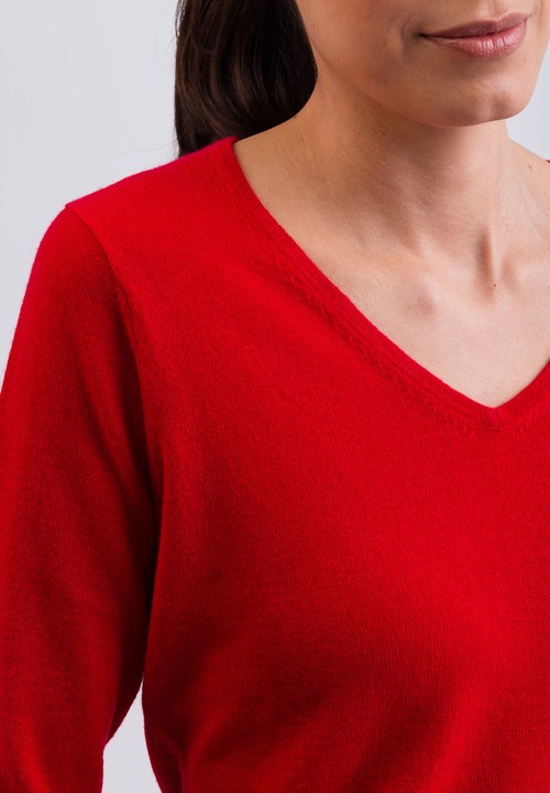 Produktbild Cash-Mere Kaschmir V-Ausschnitt Pullover (M)