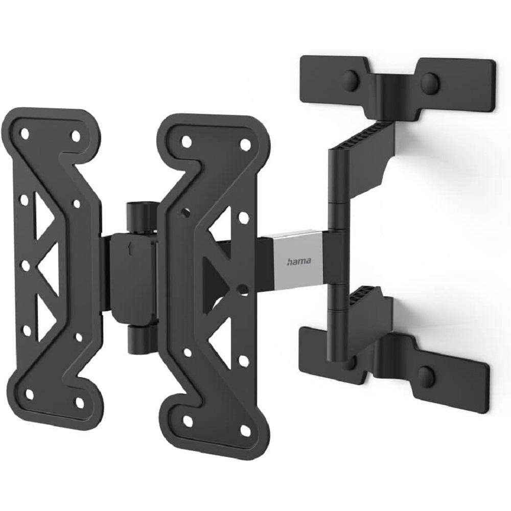 Hama TV-Wandhalterung, schwenkbar, neigbar, extra flach, 122 cm (48") bis 25 kg (Wand, 48", 25 kg), TV Wandhalterung, Sc...