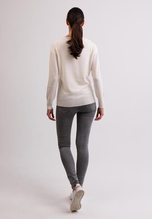 Actual product image Cash-Mere Cashmere Cardigan Round Neck (M)