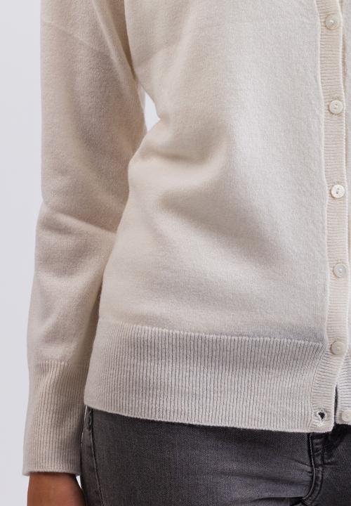 Actual product image Cash-Mere Cashmere Cardigan Round Neck (M)