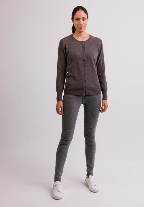 Image du produit Cash-Mere Cardigan cachemire col rond (XS)