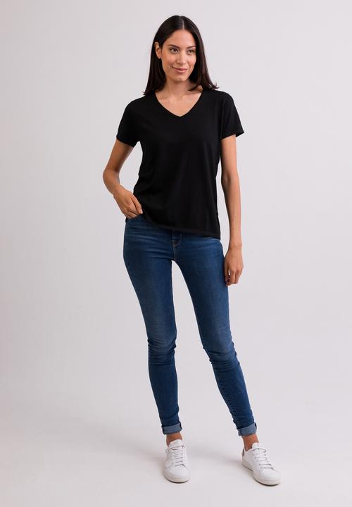 Immagine prodotto Cash-Mere Kaschmir T-Shirt mit V-Ausschnitt (S)